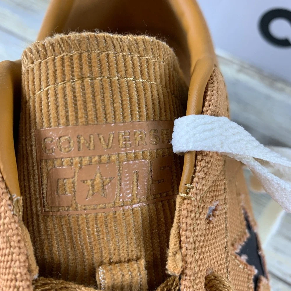 Converse Shoes Mens 9.5 Brown Raw Sugar One Star Pro Skate 90's Street Y2K NEW - Picture 10 of 15